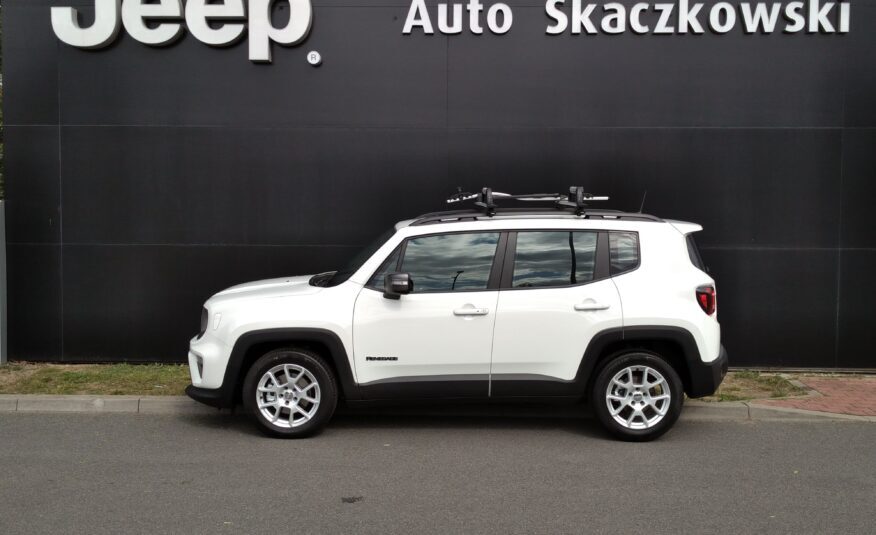 JEEP RENEGADE LIMITED MHEV BENZ. 1,5 L 130KM + HYBRYDA 20KM 7 AUTOMAT 4X2