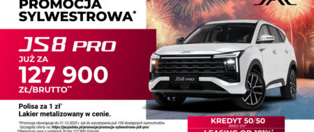 PROMOCJA SYWESTROWA   W SALONIE AUTO SKACZKOWKI